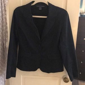 Navy Cotton Blazer